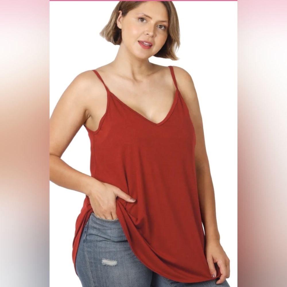 Zenana Front back reversible cami top